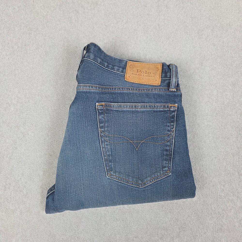 Polo Ralph Lauren Mens 34x32 Hampton Relaxed Straight Jeans